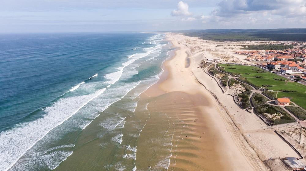 Le Grand Hotel De La Plage Biscarrosse-Plage Exteriör bild