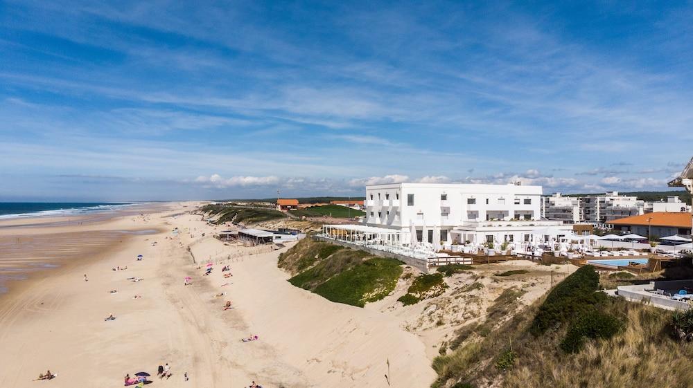 Le Grand Hotel De La Plage Biscarrosse-Plage Exteriör bild